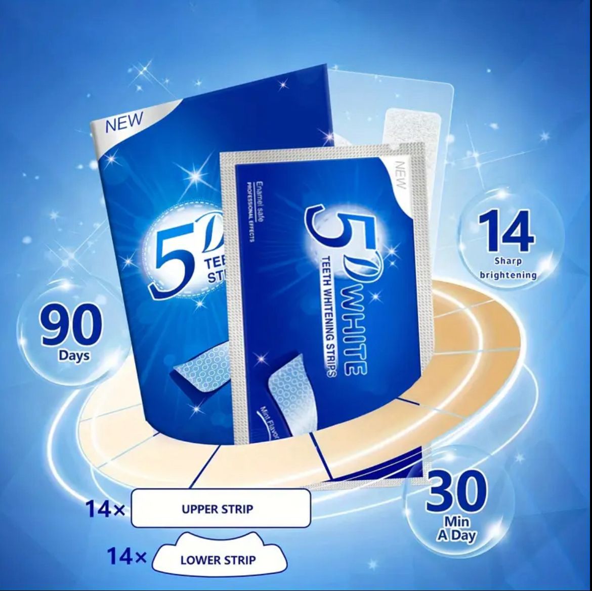 Smilora Mint Teeth Whitening Strips